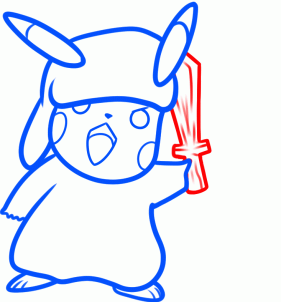 kak risovat Pikachu Link0272